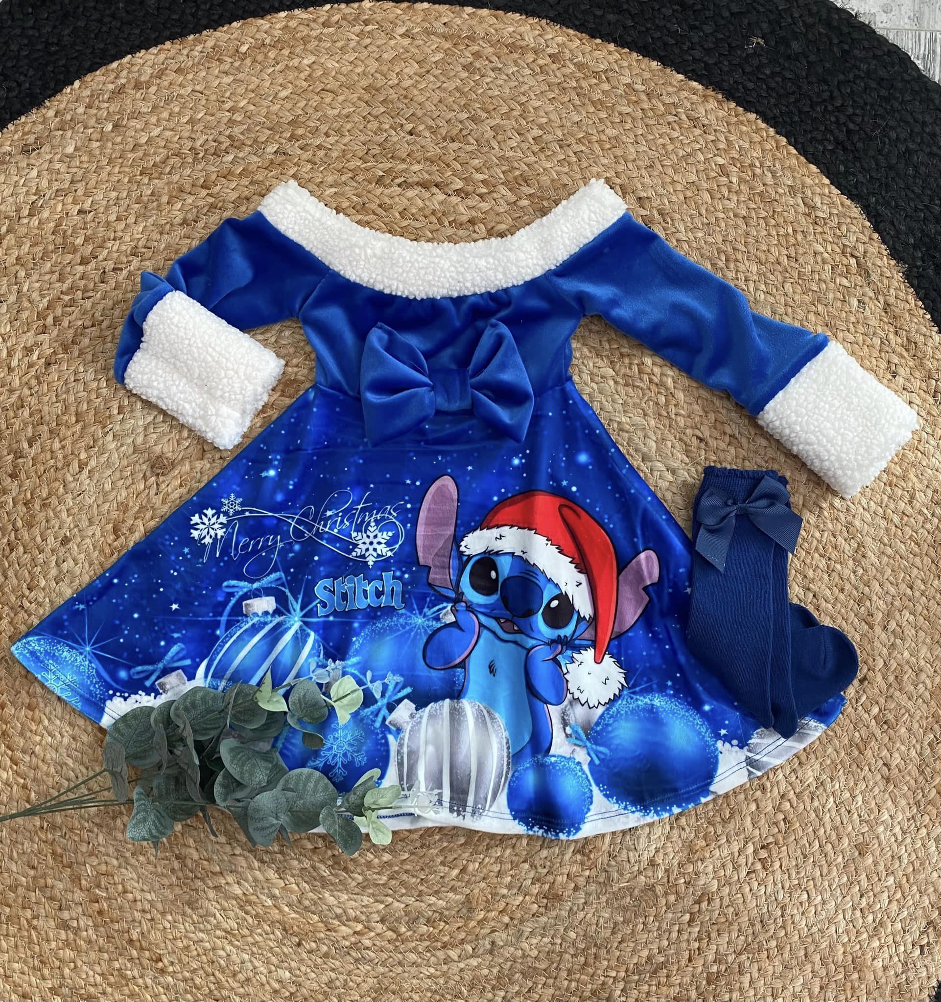 Disney - Robe bébé fille imprimé Lilo Et Stitch en coton